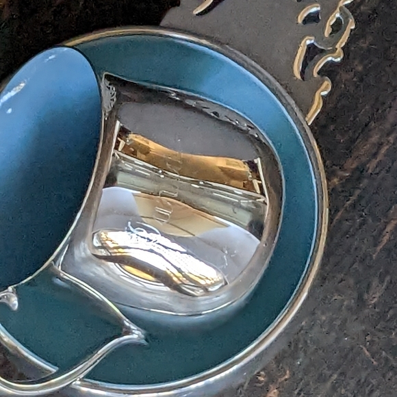 Reed and barton Enamel Bowl and Cup. Blue name engraved "David". EUC - Picture 4 of 9